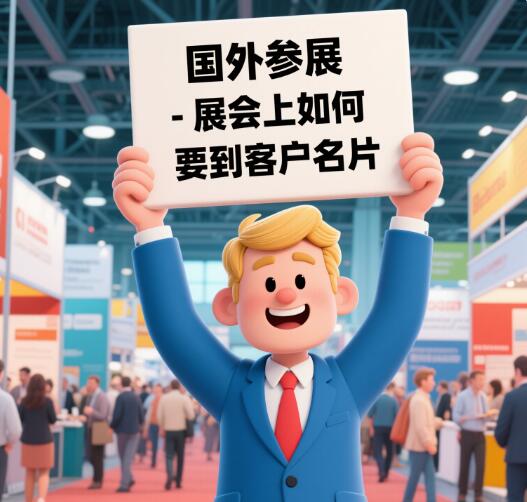 国外参展 - 展会上如何要到客户名片